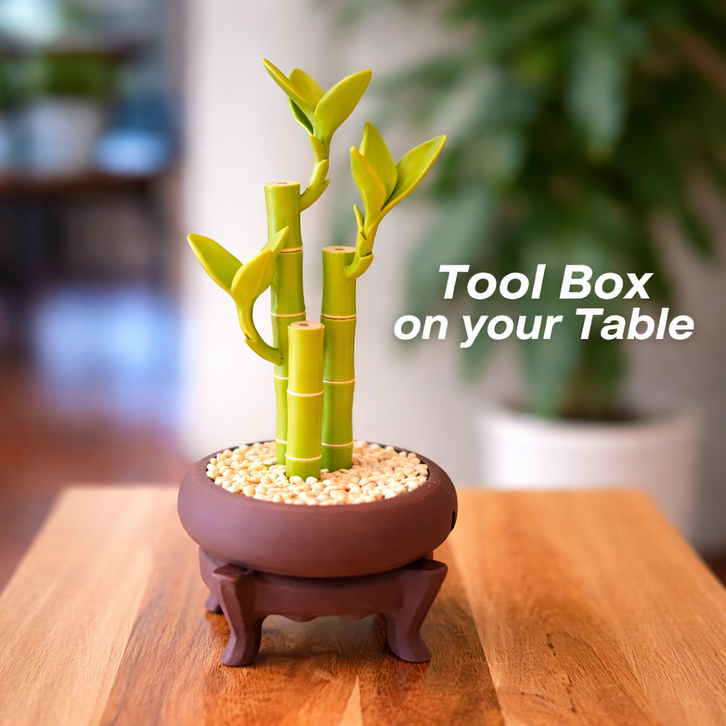 Bamboo Toolbox Organizer
