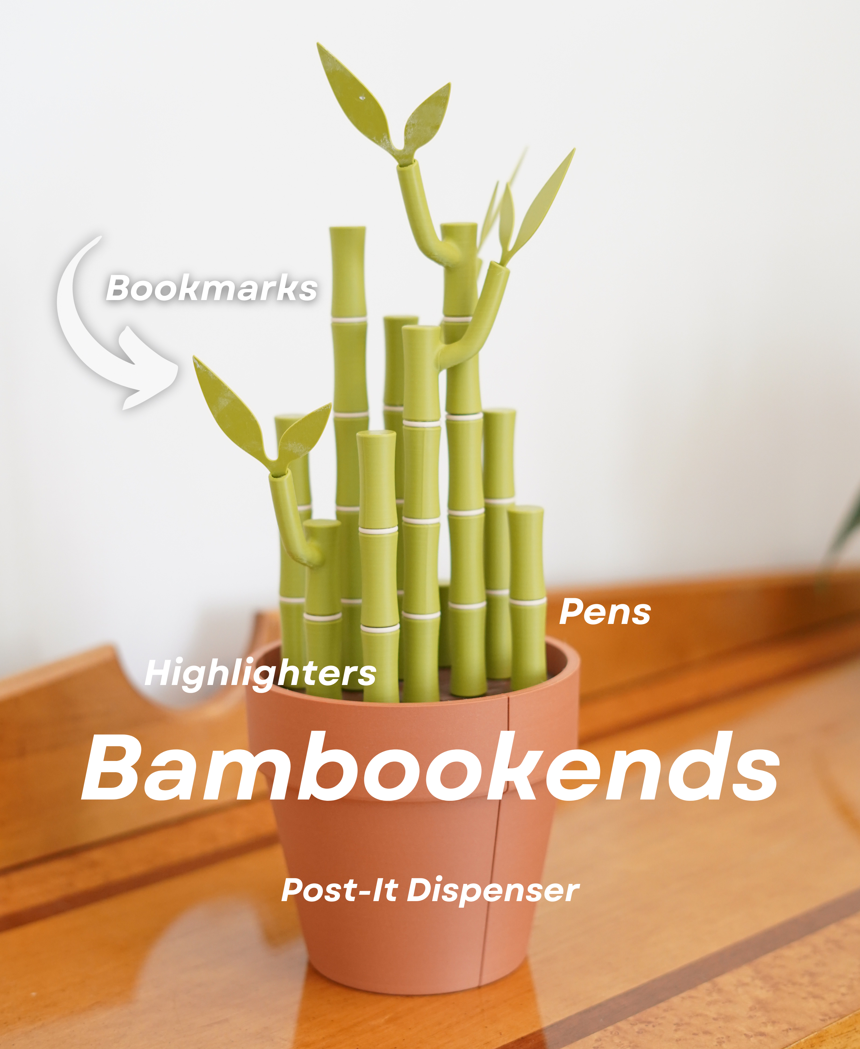 Bookends – Functional Desk Organizer
